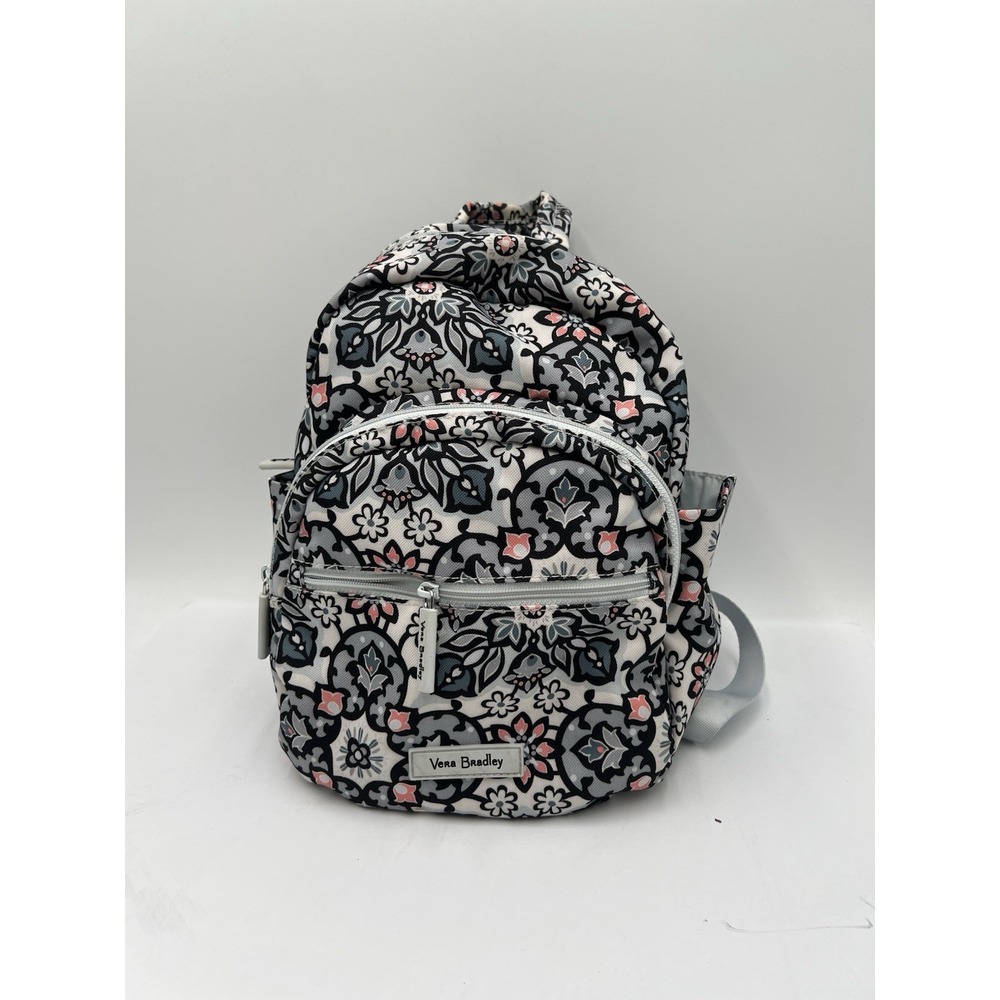 Vera Bradley Essential Compact Backpack Lisbon Medallion Retired Floral